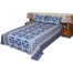 Cotton Print 7.5/8.5 Feet Double King Size Bedsheet Set With Two Pillow Covers image
