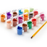 Crayola 42 Colors Washable Kids Paint Pot with Brush image