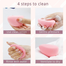 Creative New Heart Shape Powder Puff Makeup Tool - 1 box image