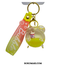 Creative Oil Key Chain Floating Quicksand Bottle Acrylic Car Key Bag Pendant Gift - 1pcs image