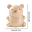 Creative bear hand washing brush children's nail seam cleaning brush massage brush nail brush baby hand cleaning brush -1pcs image