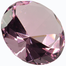 Crystal Glass Diamond Paperweight 4 (100 mm) image