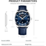 Curren 8365 Men's Wristwatch Leather Fashionable Casual Watch For Men image