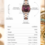 Curren 9095 Dial Quartz Elegant Ladies Watches Stainless Steel Waterproof Watch image