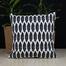 Cushion Cover Black And White 18x18 Inch image