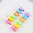 Cute Capsulee Highlighter Naughty Expression Bright Watercolor Coloring Pen Pilll Highlighter Marker 6 Pc Set image