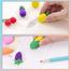 Cute Different Shapes Of Fruits Vegetables Eraser For Child image