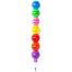 Cute Stacker Swap 7 Colors Smile Face Baby Colorful Painting Pencil image