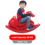 DAZZALING WINNER Horse Rocking Ride On Toys For Toddler (rfl_horse_red) Red image