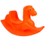 DAZZALING WINNER Horse Rocking Ride On Toys For Toddler (rfl_horse_orange) Orange image