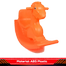 DAZZALING WINNER Horse Rocking Ride On Toys For Toddler (rfl_horse_orange) Orange image