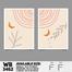 DDecorator Abstract ArtWork (Set of 2) Wall Board And Wall Canvas image