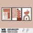 DDecorator Abstract ArtWork (Set of 3) Wall Board And Wall Canvas image