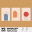DDecorator Abstract Art (Set of 3) Wall Board And Wall Canvas image
