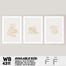 DDecorator Abstract Art (Set of 3) Wall Board And Wall Canvas image