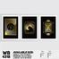 DDecorator Abstract Art (Set of 3) Wall Board And Wall Canvas image