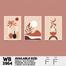 DDecorator Abstract Art (Set of 3) Wall Board And Wall Canvas image