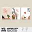 DDecorator Abstract Art (Set of 3) Wall Board And Wall Canvas image