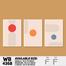 DDecorator Abstract Art (Set of 3) Wall Board And Wall Canvas image