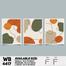 DDecorator Abstract Art (Set of 3) Wall Board And Wall Canvas image