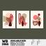 DDecorator Abstract Art (Set of 3) Wall Board And Wall Canvas image