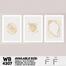 DDecorator Abstract Art (Set of 3) Wall Board And Wall Canvas image