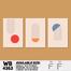 DDecorator Abstract Art (Set of 3) Wall Board And Wall Canvas image