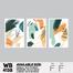 DDecorator Abstract Art Wall Board And Wall Canvas - Set of 3 image