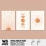 DDecorator Abstract Art Wall Board And Wall Canvas - Set of 3 image