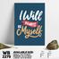 DDecorator Always Be Yourself - Motivational Wall Board and Wall Canvas image