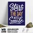 DDecorator Always Smile - Motivational Wall Board And Wall Canvas image