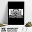 DDecorator Be Calm - Motivational Wall Board And Wall Canvas image