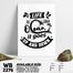 DDecorator Be Happy - Motivational Wall Board and Wall Canvas image
