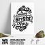 DDecorator Be Happy - Motivational Wall Board and Wall Canvas image