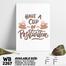 DDecorator Be Happy and Drink Coffee - Motivational Wall Board and Wall Canvas image