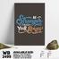 DDecorator Be Stronger - Motivational Wall Board And Wall Canvas image