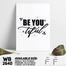 DDecorator Be You - Motivational Wall Board and Wall Canvas image