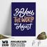 DDecorator Be You - Motivational Wall Board And Wall Canvas image