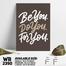 DDecorator Be You - Motivational Wall Board and Wall Canvas image