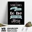 DDecorator Be Your Own Hero - Motivational Wall Board and Wall Canvas image