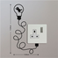 DDecorator Bird In Bulb Switch Socket Wall Sticker image