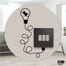 DDecorator Bird In Bulb Switch Socket Wall Sticker image