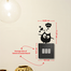 DDecorator Bird In Love Switch Socket Wall Sticker image