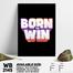 DDecorator Born To Win - GYM - Motivational Wall Board and Wall Canvas image