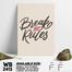 DDecorator Break The Rules - Motivational Wall Board And Wall Canvas image