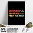 DDecorator Build Mindset - Motivational Wall Board and Wall Canvas image