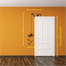 DDecorator Cat And Fish Door Corner Vinyl Decals Removable Wall Sticker image