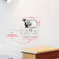 DDecorator Cat Loves Fish Switch Socket Wall Sticker image