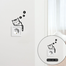 DDecorator Cat Sleeping Switch Socket Wall Sticker image