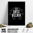 DDecorator Coffee Clock - Motivational Wall Board and Wall Canvas image